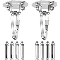 colmanda Ganchos de Techo- 2 Piezas Techo Pared Gancho Acero Inoxidable Gancho de Soporte de Techo Gancho de Techo…